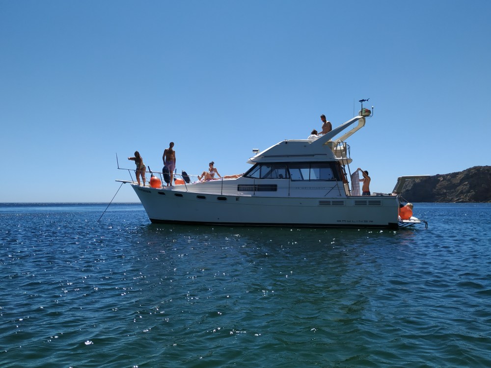 Boat on the Sagres coast